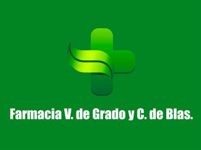 Farmacia V. de Grado y C. de Blas. Logo